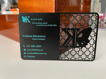 Custom Metal Business Cards