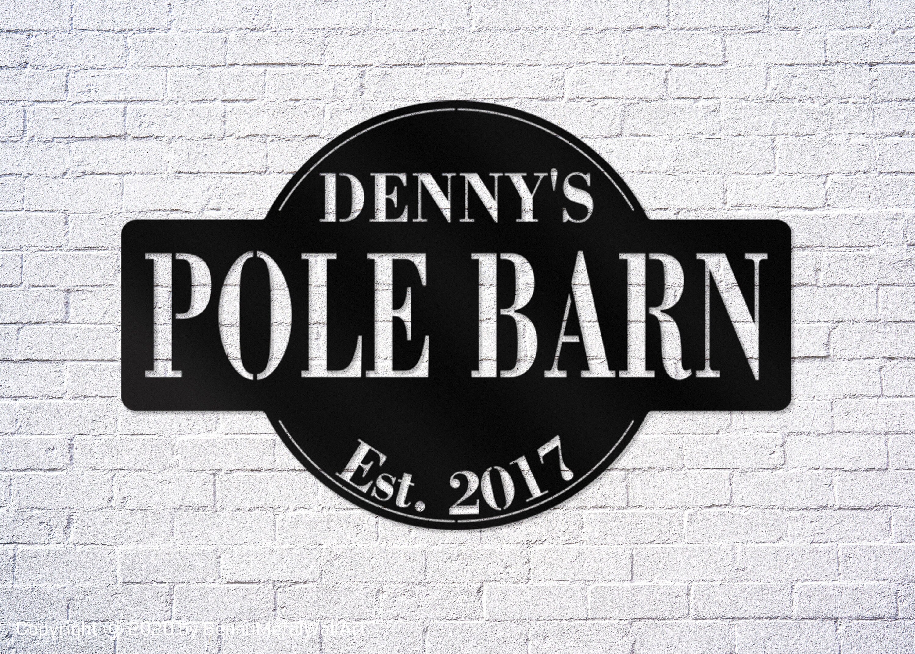 Pole Barn Sign