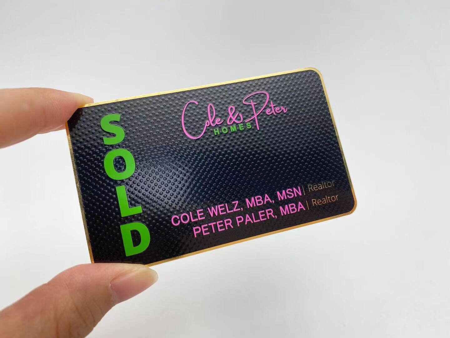 Custom Metal Business Cards