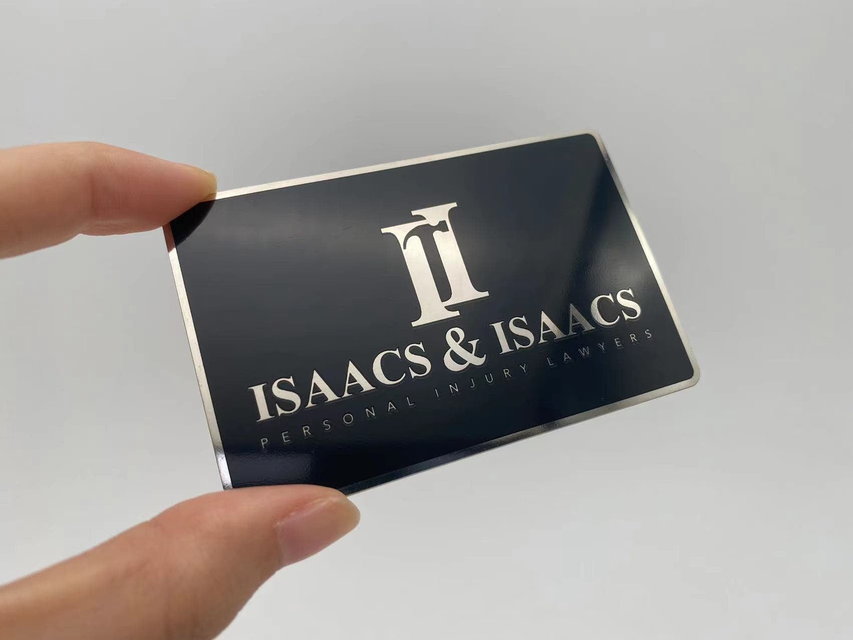 Silver Metal Business Card