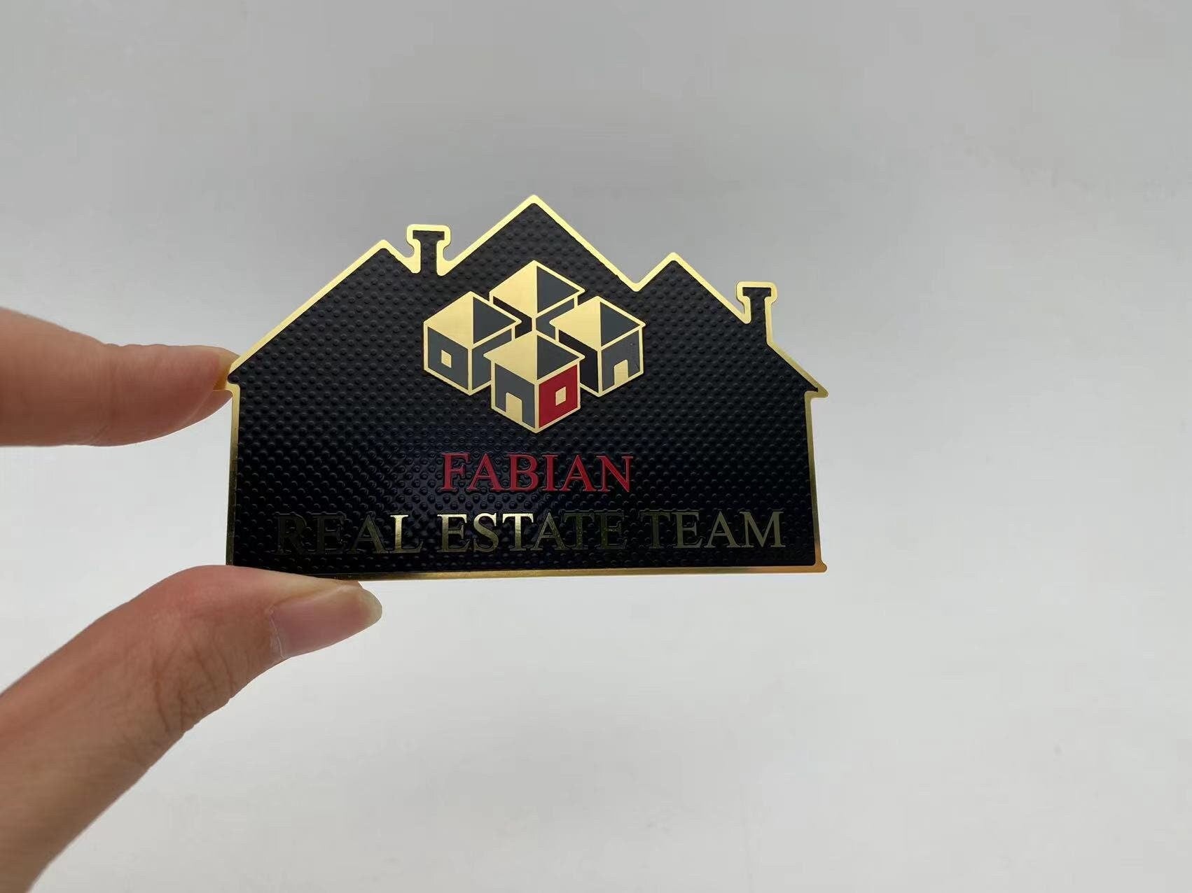 Real Estate Metal Business Card