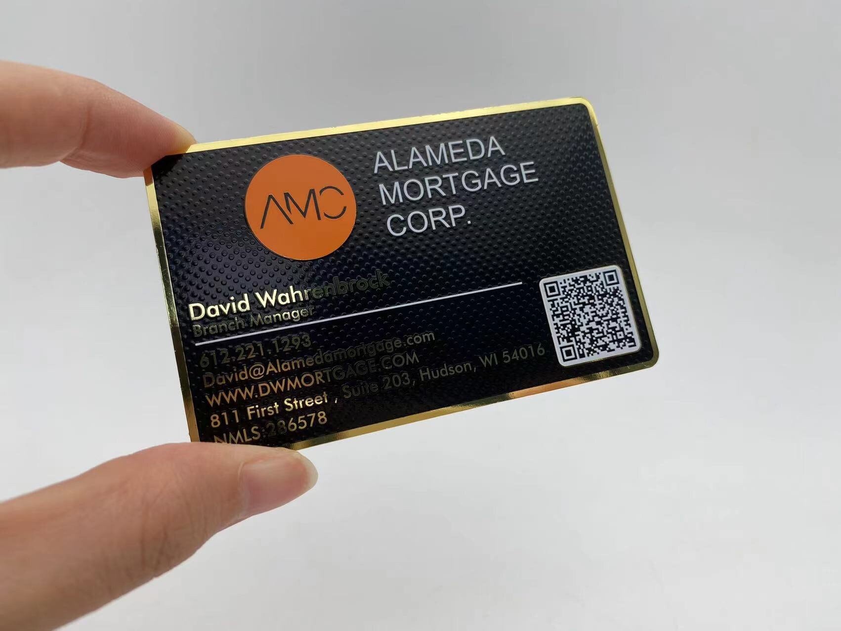 Gold Metal Business Card