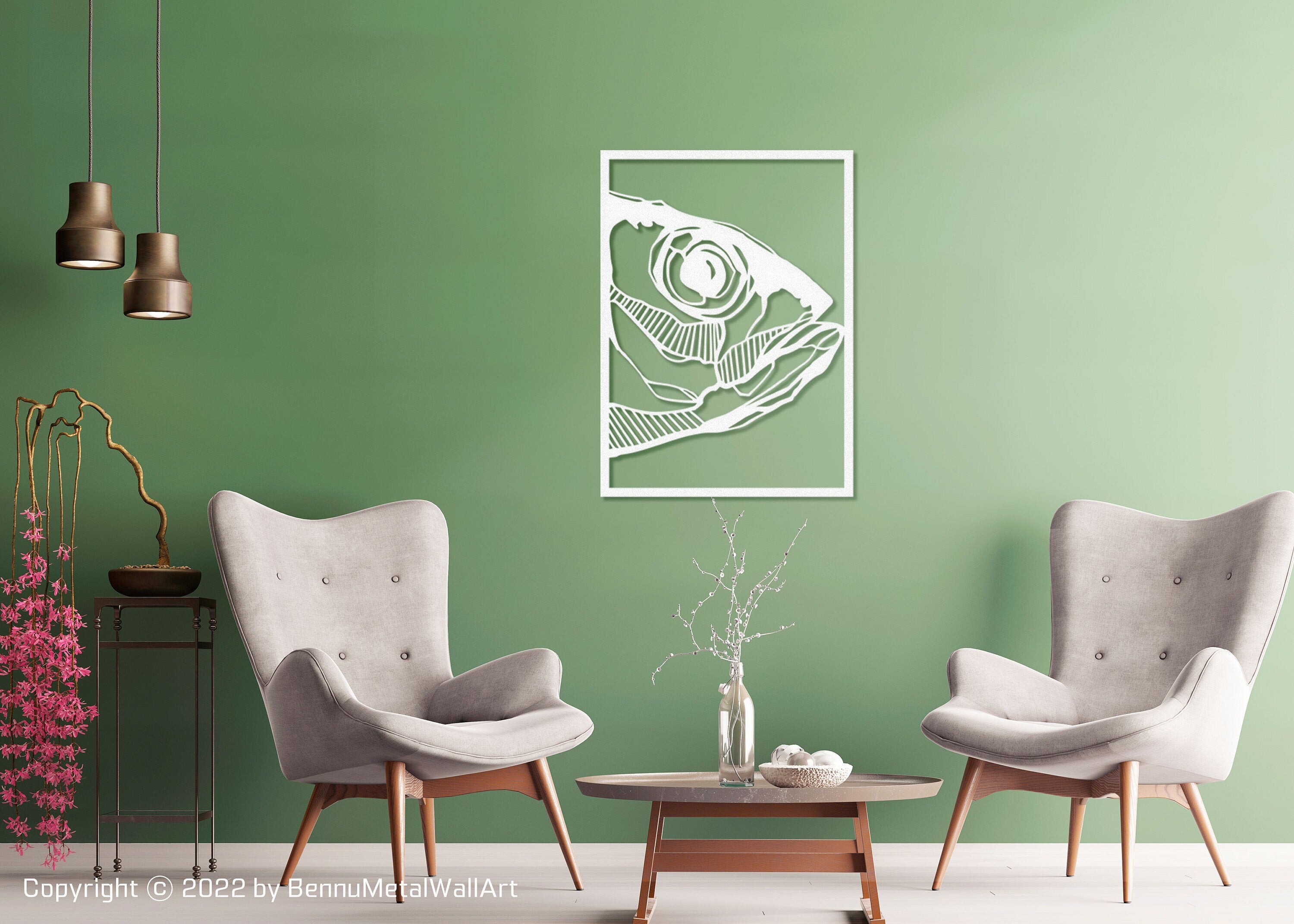 Metal Fish Wall Art