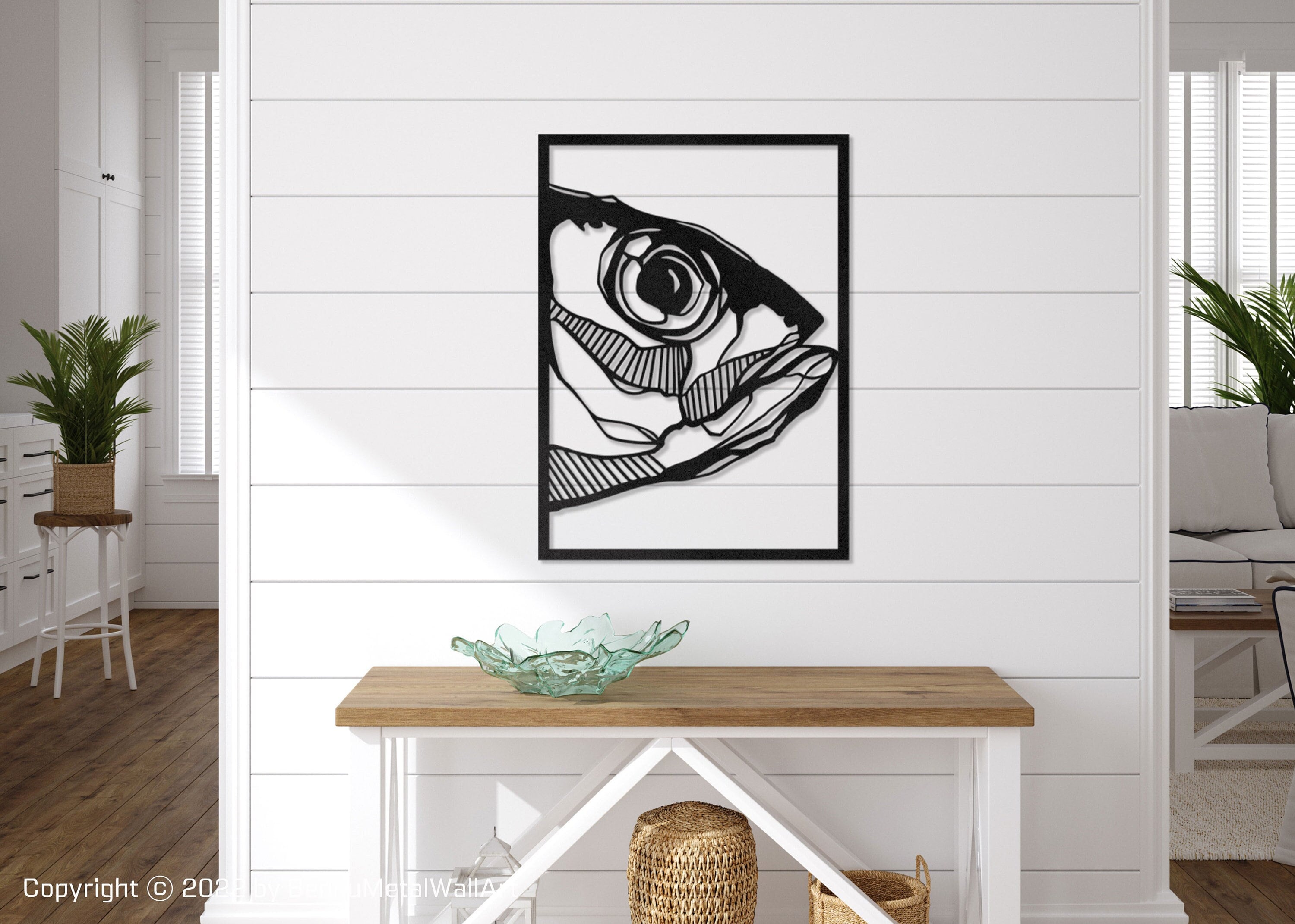 Metal Fish Wall Art