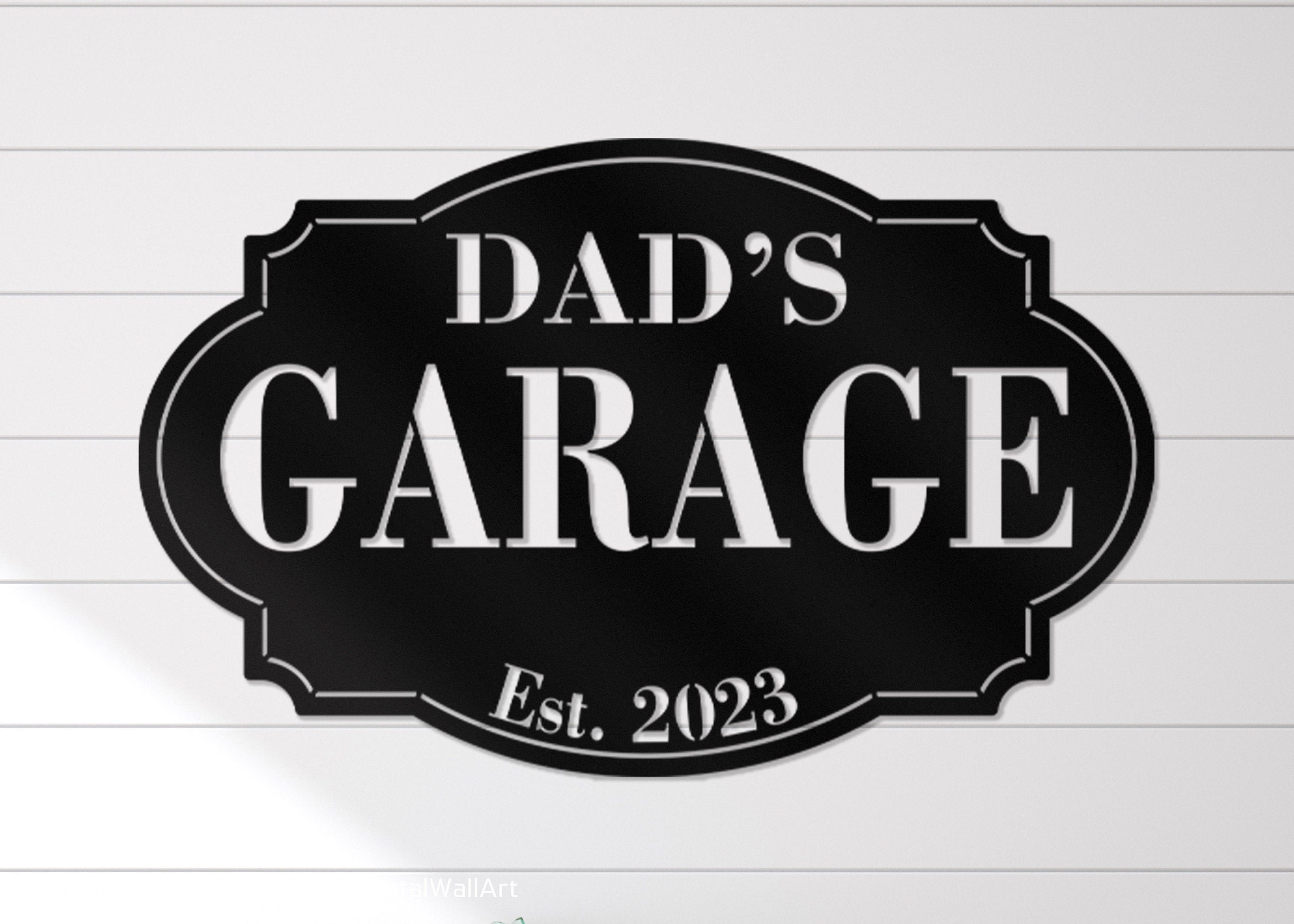 Custom Family Name Garage Signs