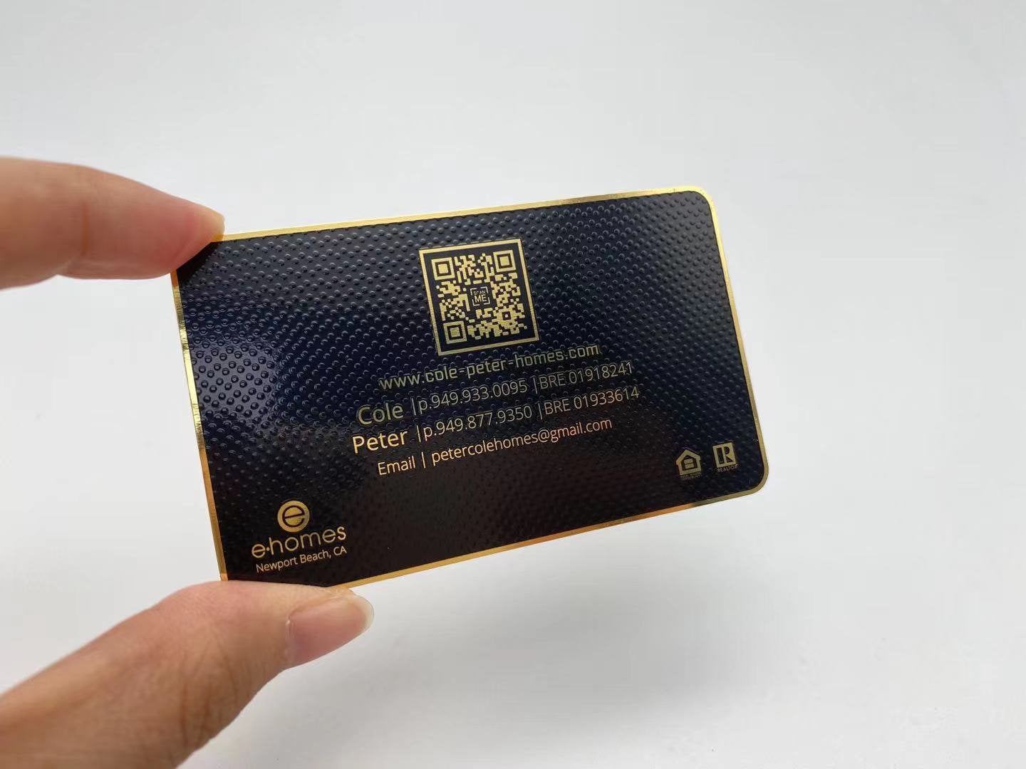 Celebrate Your Professionalism with QR-Code Metal Business Cards