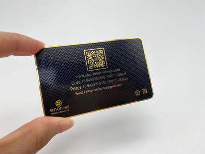 Celebrate Your Professionalism with QR-Code Metal Business Cards