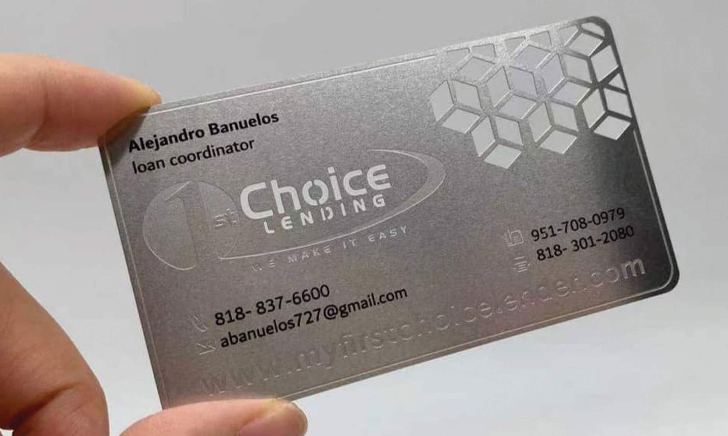 Celebrate Your Professionalism with QR-Code Metal Business Cards