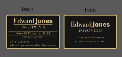 Legal Practitioner Metal Business Card