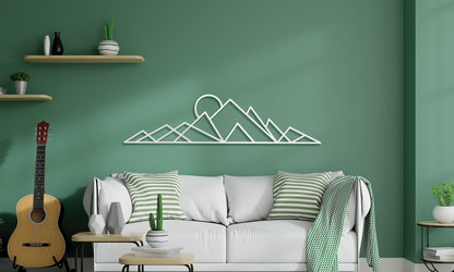 Mountain Sun Wall Decor