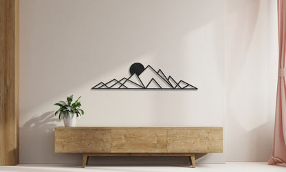 Mountain Sun Wall Decor