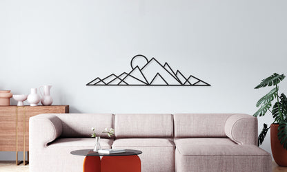 Mountain Sun Wall Decor