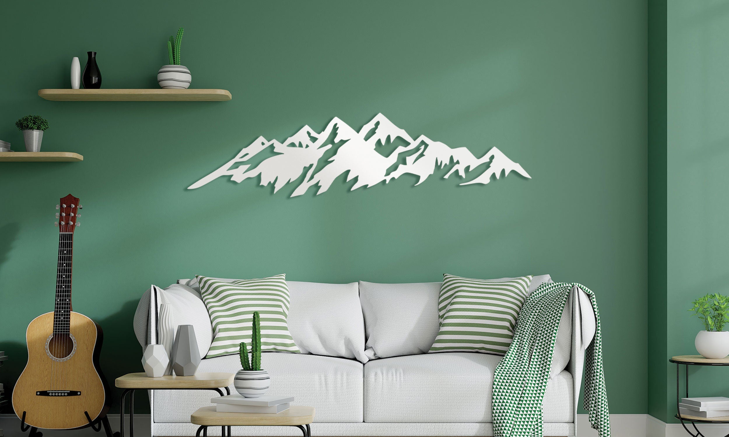 Mountain Metal Wall Decor