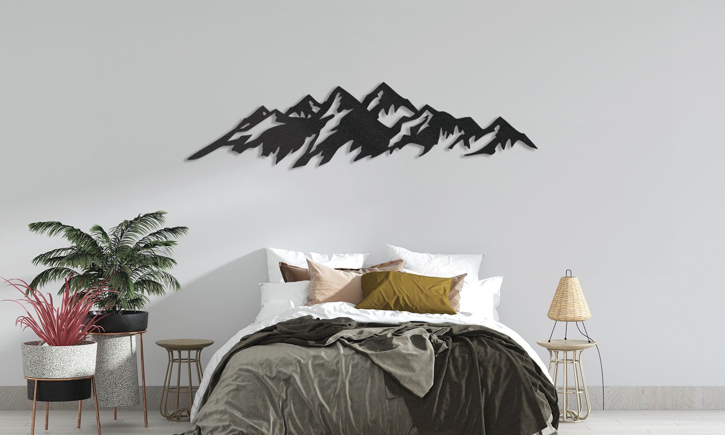 Mountain Metal Wall Decor