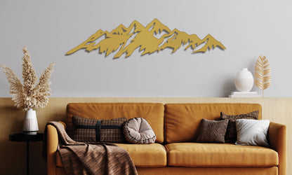 Mountain Metal Wall Decor