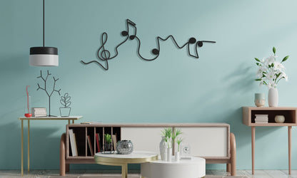 Metal Notes Wall Art