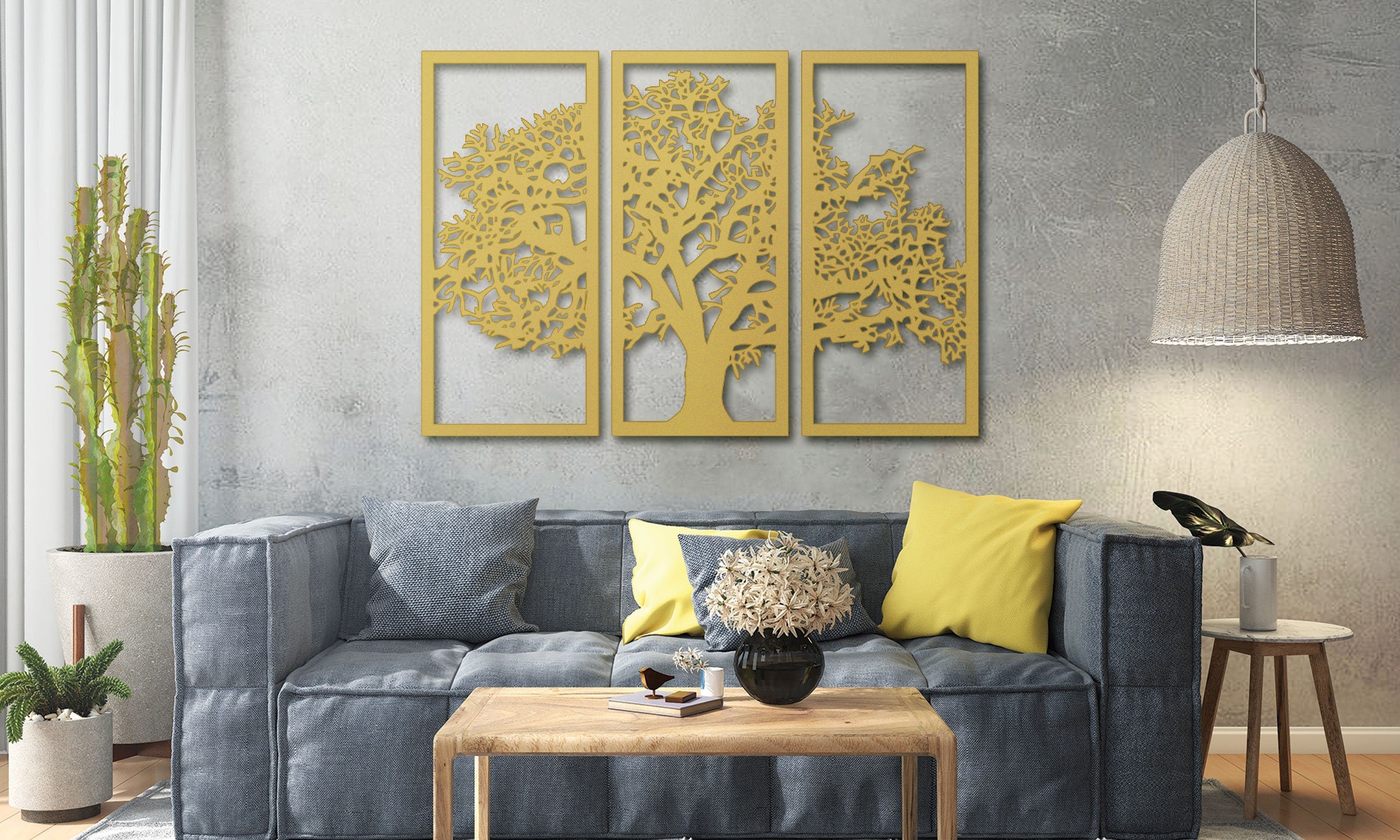 Metal Tree Wall Decor