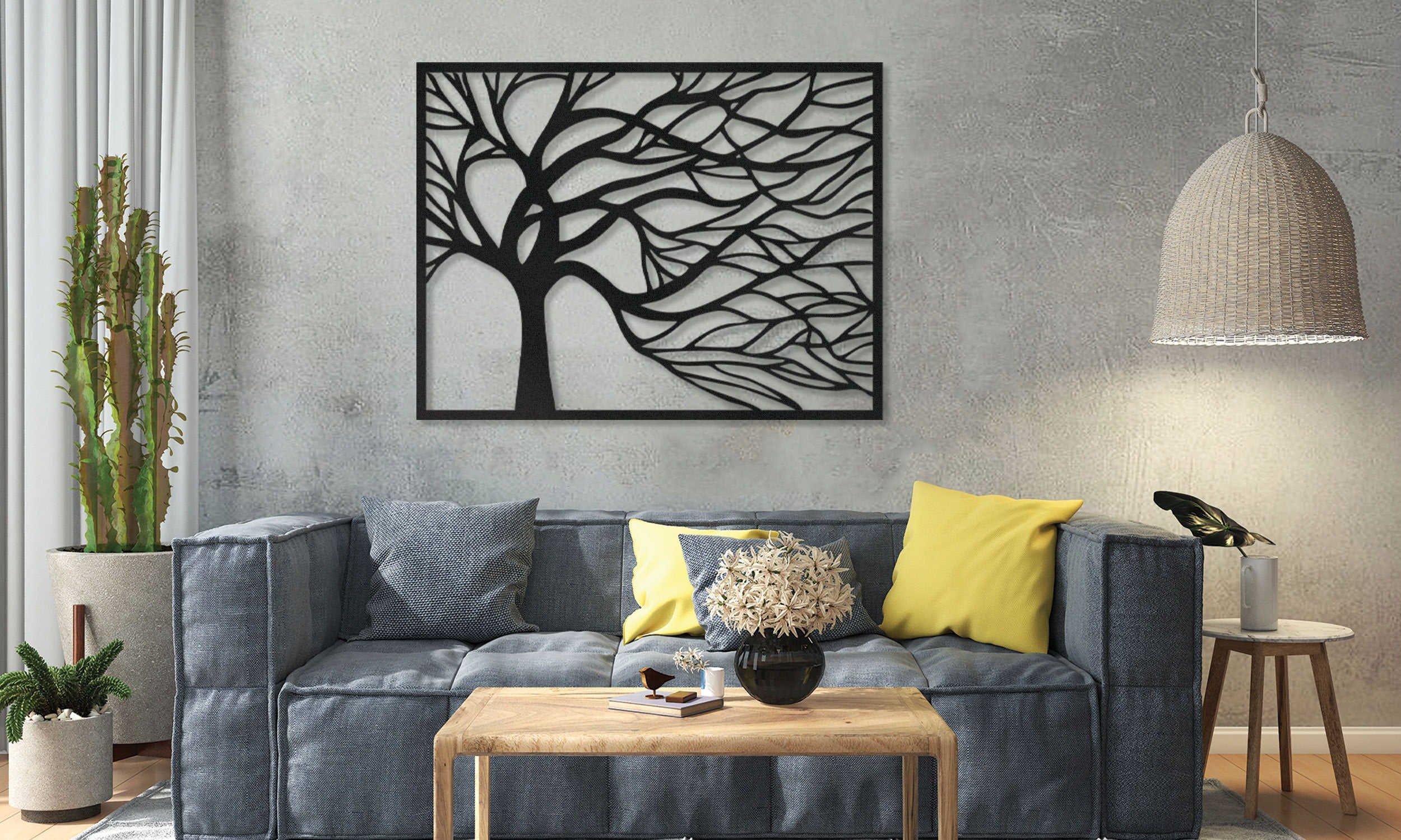 Tree Metal Wall Decor