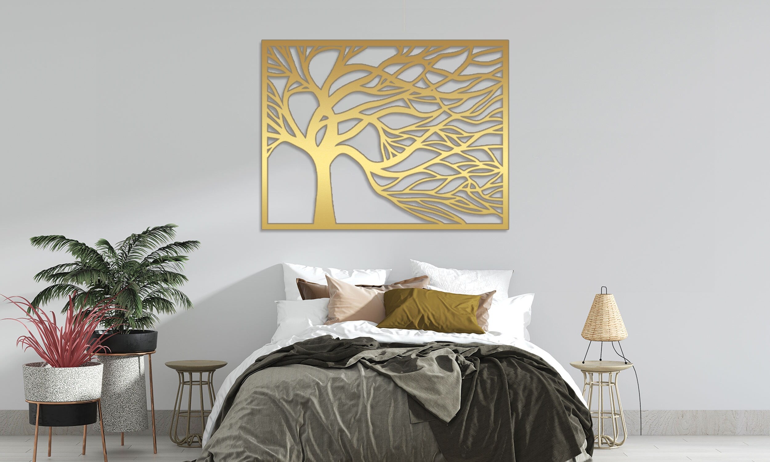 Tree Metal Wall Decor