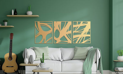 Abstract Metal Wall Decor