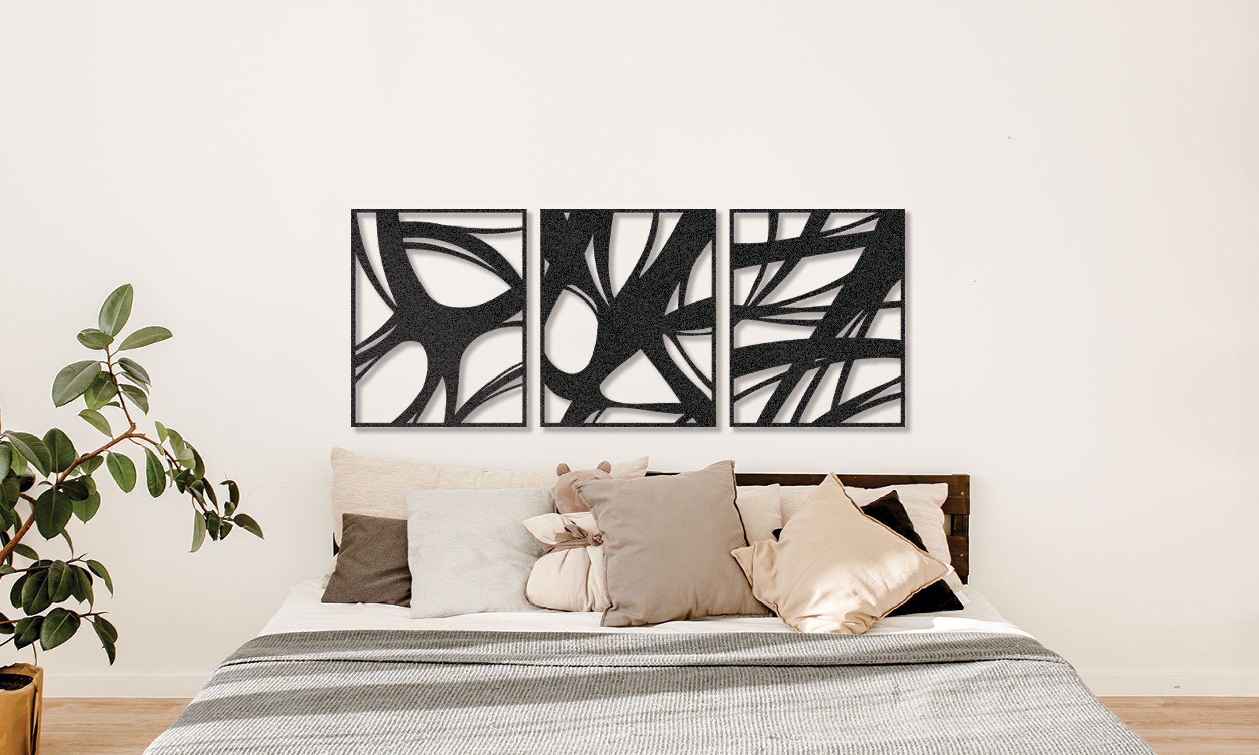 Abstract Metal Wall Decor