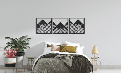 Geometry Mountain Wall Art