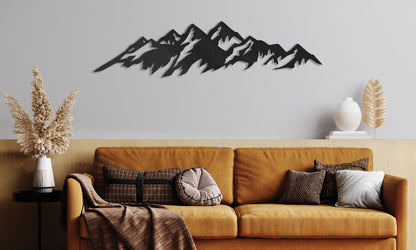 Mountain Metal Wall Decor