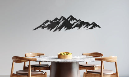 Mountain Metal Wall Decor