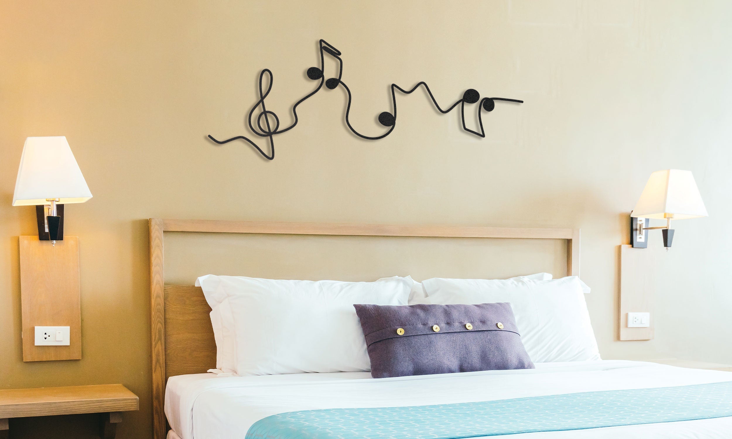 Metal Notes Wall Art