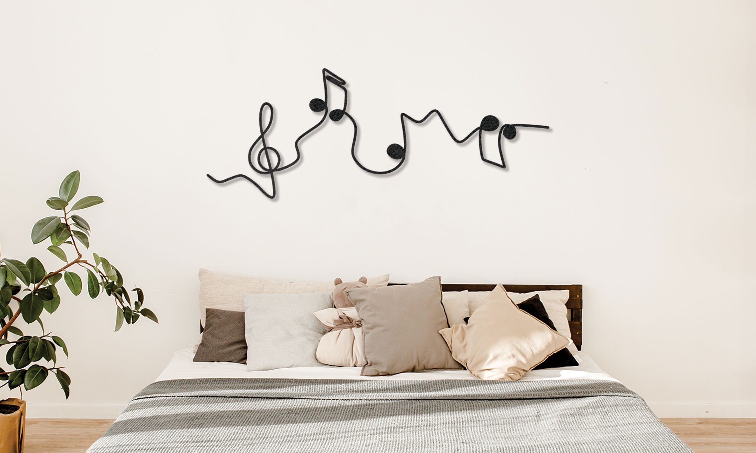 Metal Notes Wall Art