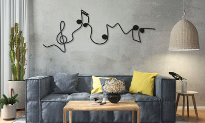 Metal Notes Wall Art