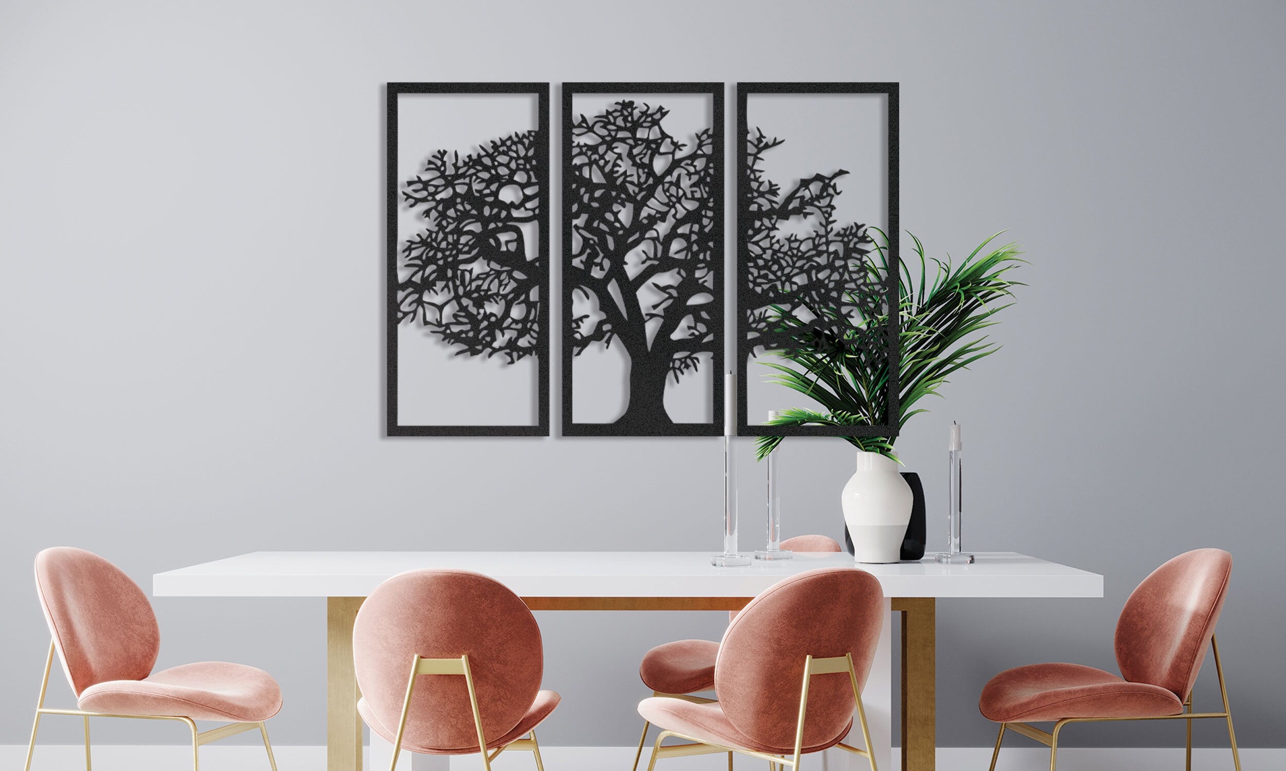 Metal Tree Wall Decor