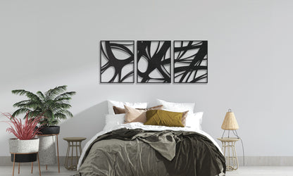 Abstract Metal Wall Decor