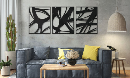 Abstract Metal Wall Decor