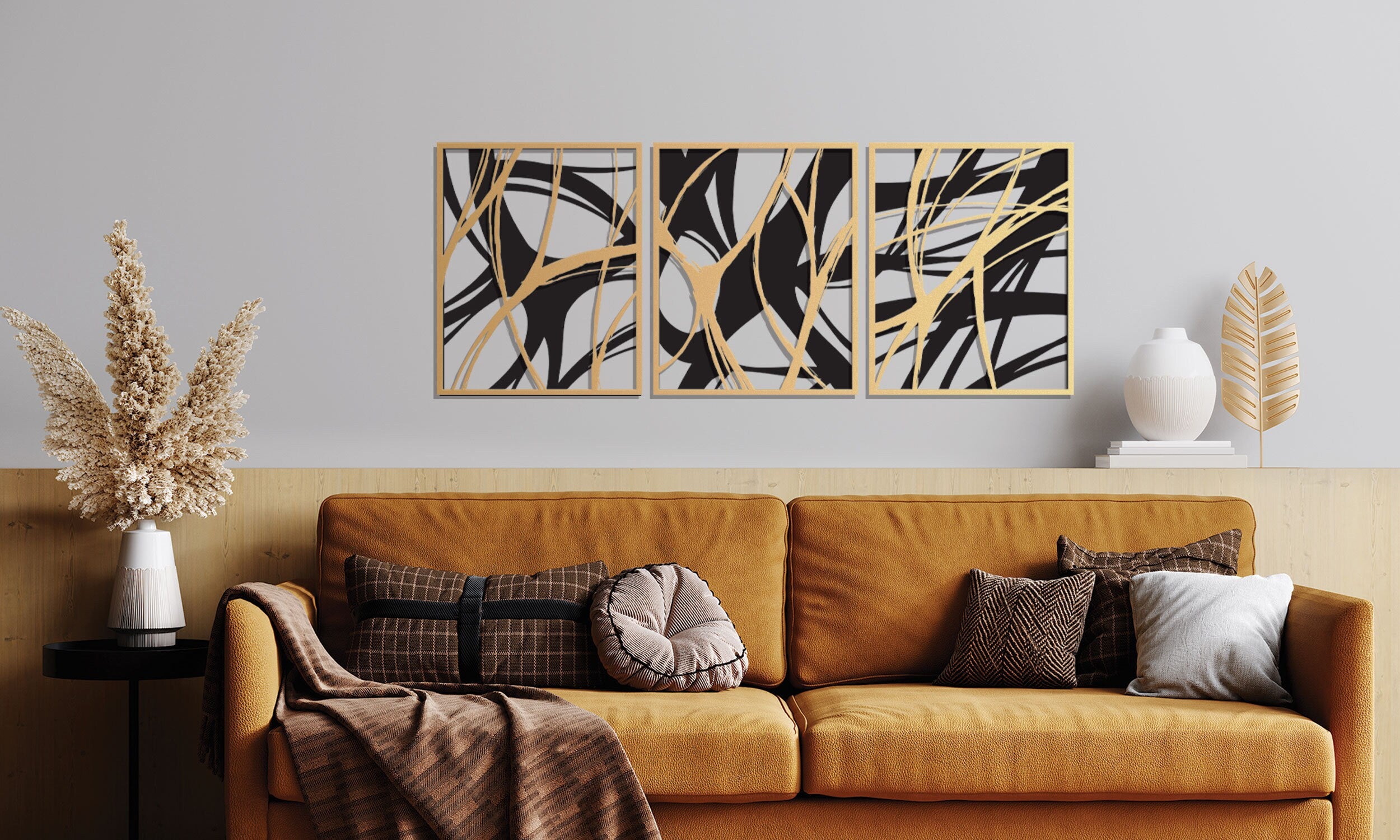 Large Abstract Wall Decor