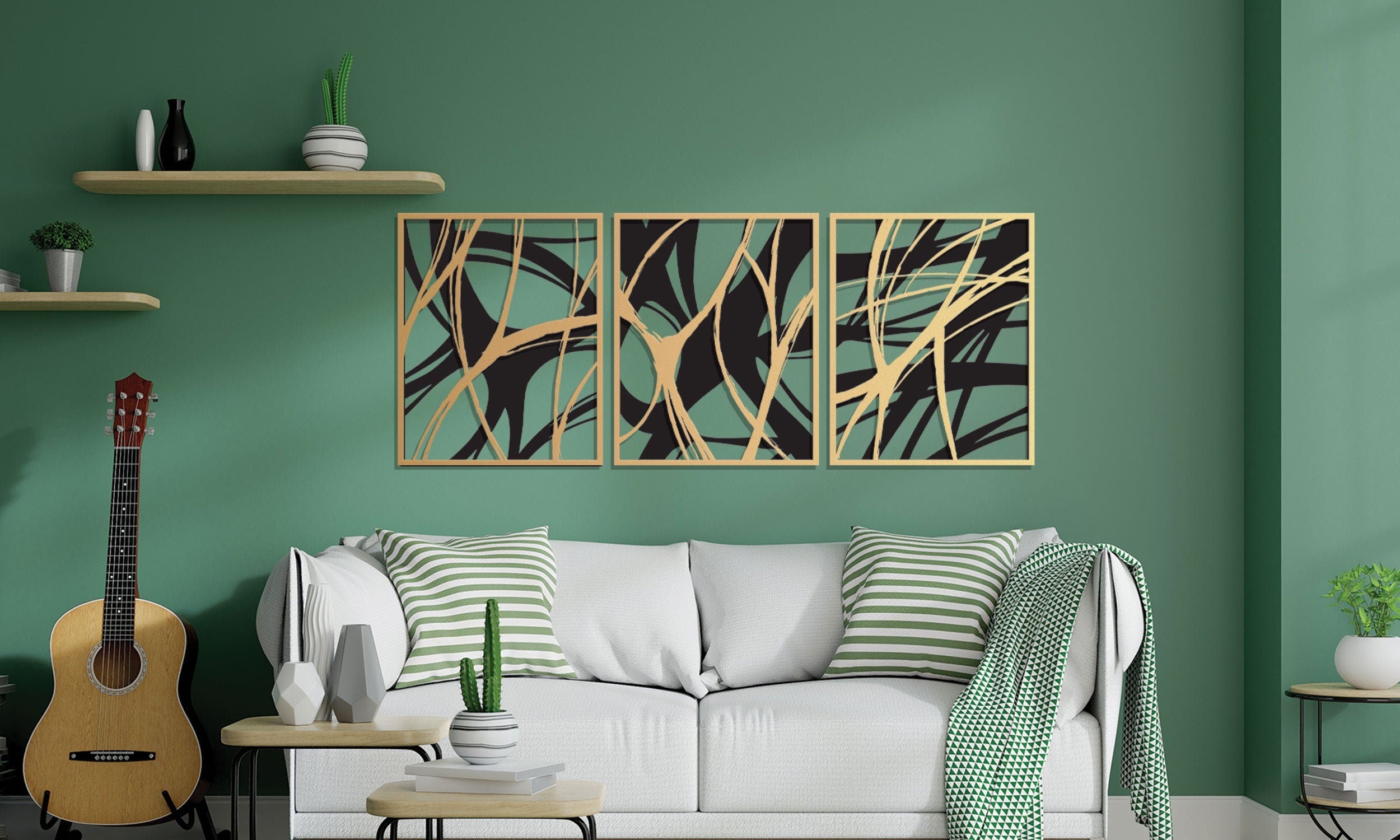 Large Abstract Wall Decor