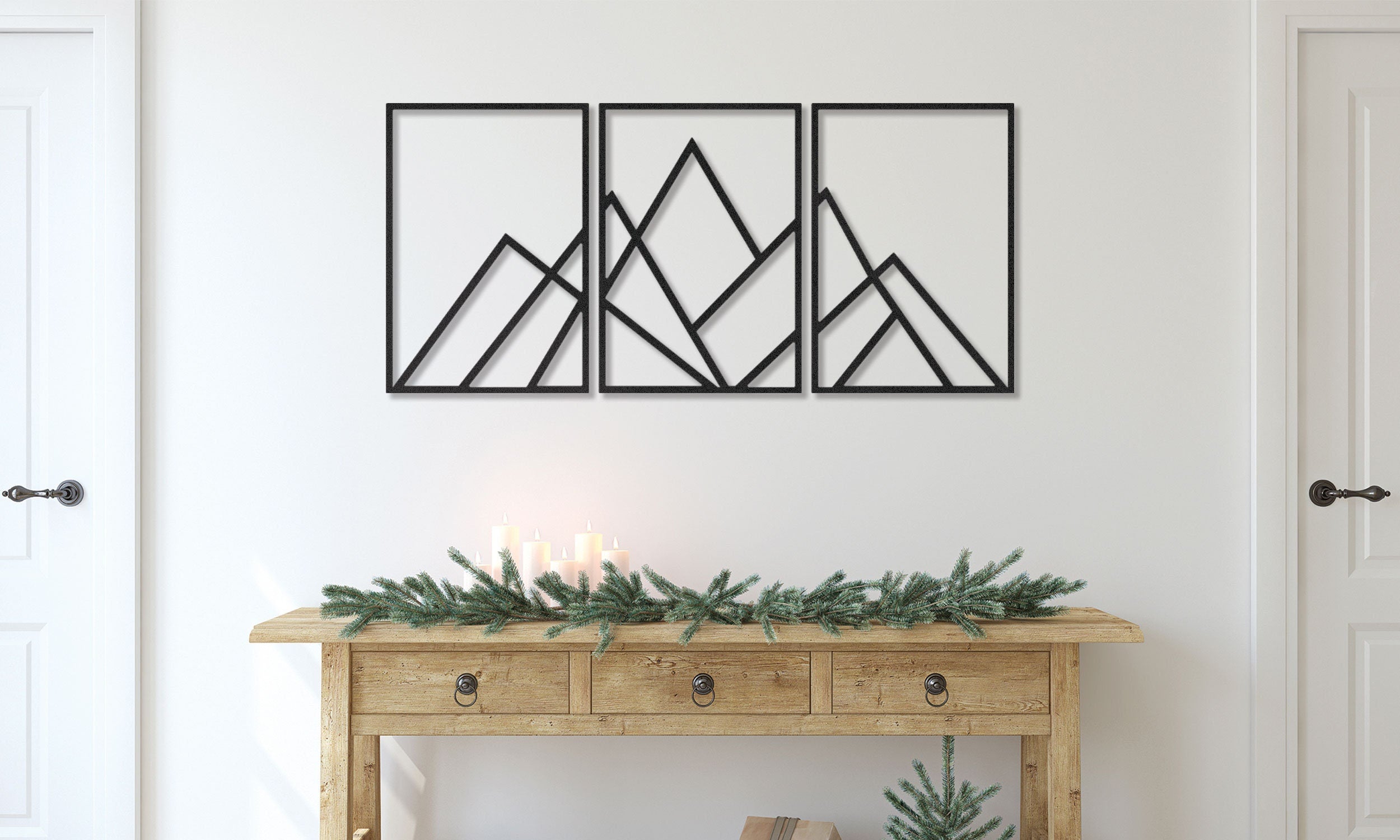 Mountain Metal Wall Art