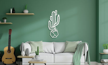 Metal Cactus Wall Art