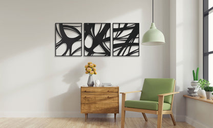 Abstract Metal Wall Decor