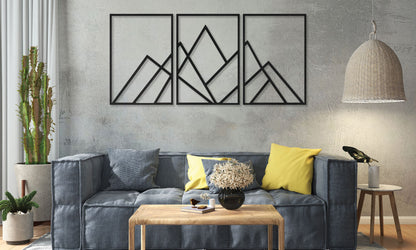 Mountain Metal Wall Art