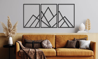 Mountain Metal Wall Art