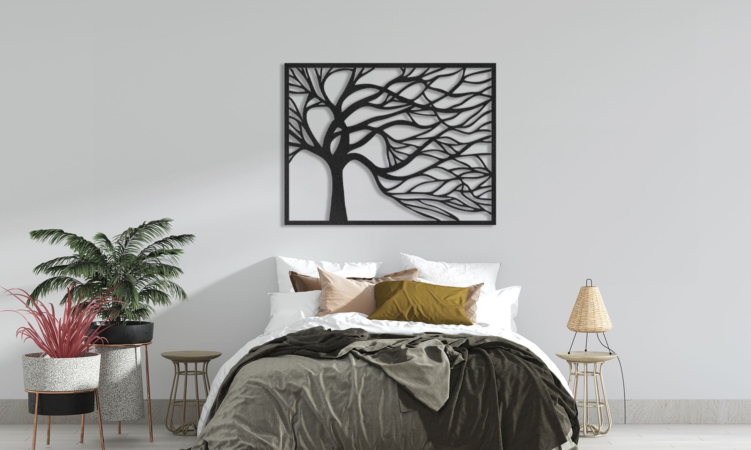 Tree Metal Wall Decor