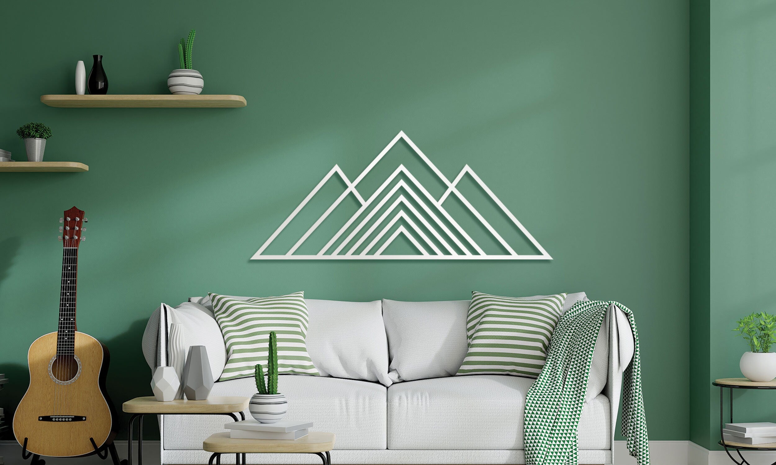 Mountain Wall Art Metal