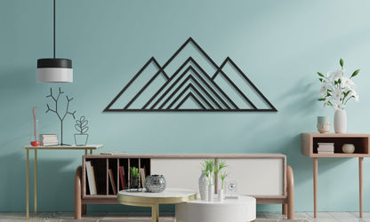 Mountain Wall Art Metal