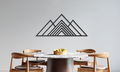 Mountain Wall Art Metal